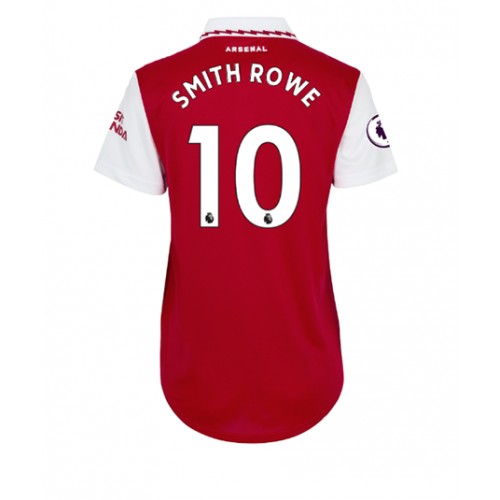Fotbalové Dres Arsenal Emile Smith Rowe #10 Dámské Domácí 2022-23 Krátký Rukáv